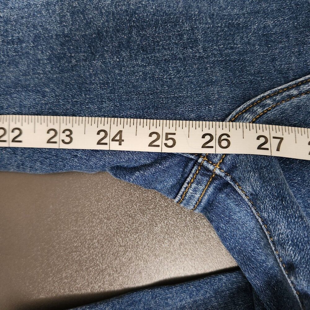 PERFECT JEANS Women's Blue High Rise Tapered Jeans Size W26 L26 - Picture 8 of 8